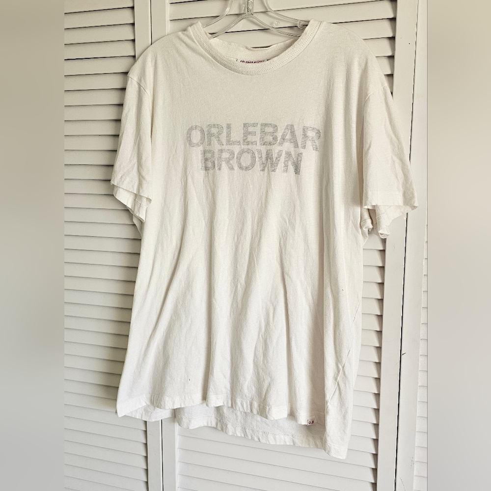 Orlebar Brown White Short Sleeve Tee